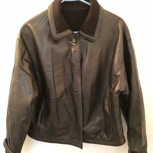 Leather jacket
